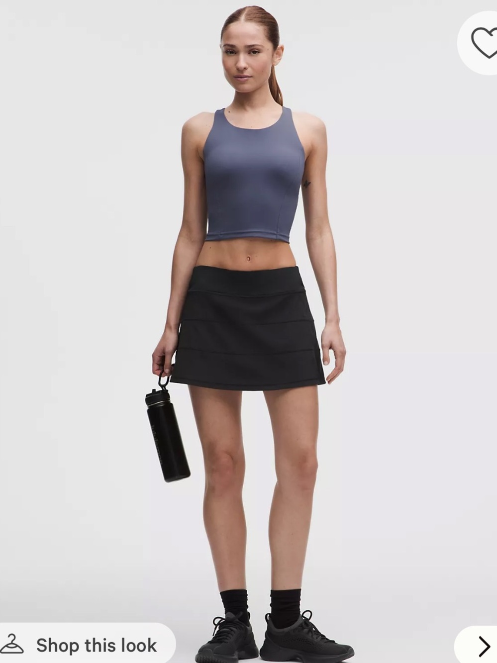 Lululemon Pace Rival Skirt in Black